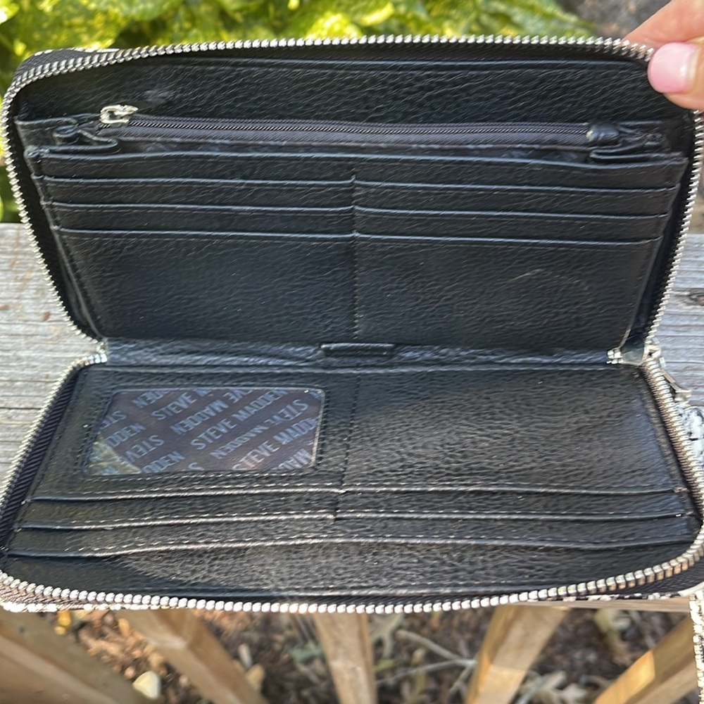 Steve Madden Python Print Zip Around Wallet - image 4